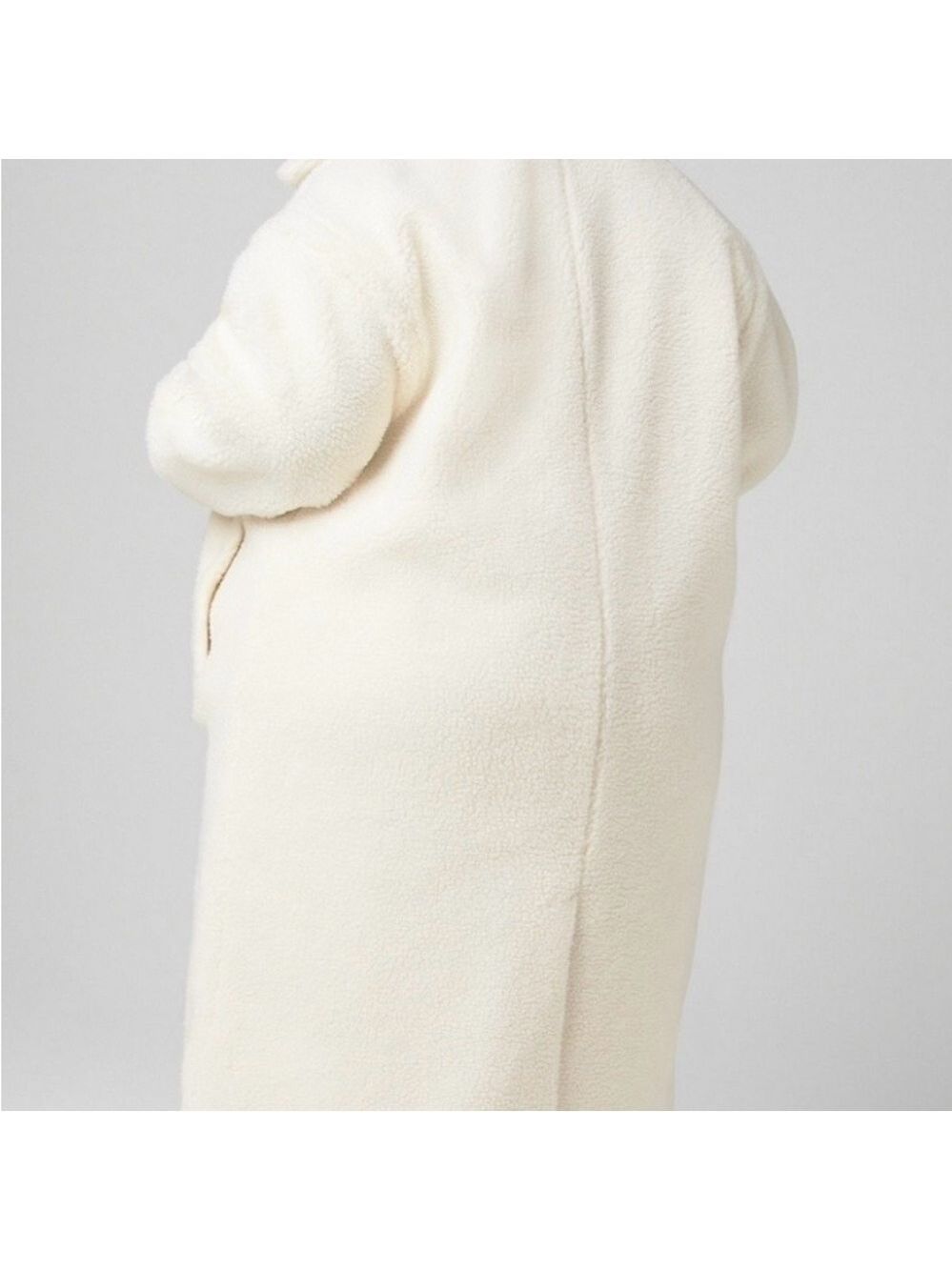 Fabletics Women's Ivory Plush Teddy Coat NWT - Picture 6 of 9